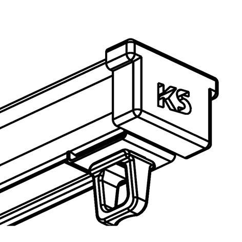 KS DRAAISTOP MET KAP ZILVER (100 STKS)